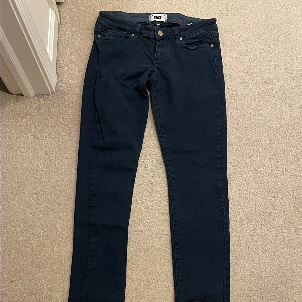 Paige jeans on black